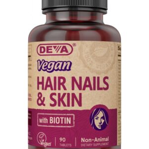 DEVA Vegan Hair, Nails & Skin with Biotin 90 tablets