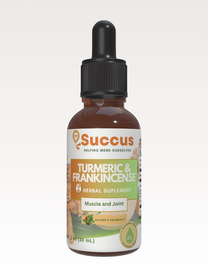 Turmeric & Frankincense Tincture - Muscle & Joint 1oz.