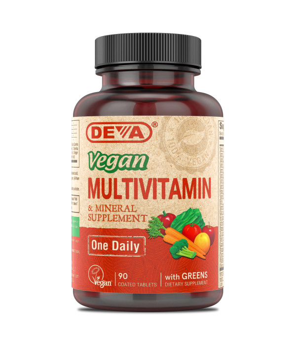 Deva Vegan Vitamins Daily Multivitamin & Mineral Supplement 90 tablets