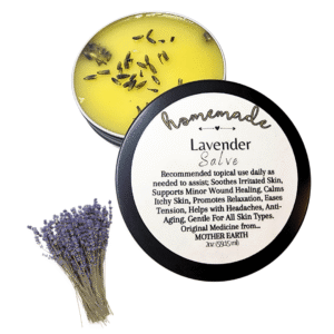 2oz jar of Organic Lavender Salve by Know; Body Botanicals