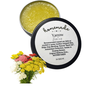 2oz jar of Homegrown Yarrow Salve by Know; Body Botanicals